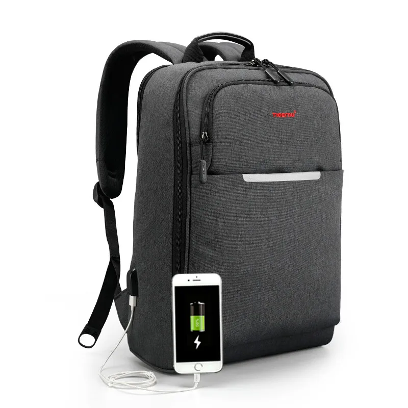 

Tigernu Multifunction USB charging Backpack Travel Men 14 15.6 inch Laptop Bag Backpacks For Teenager School bag for Teens