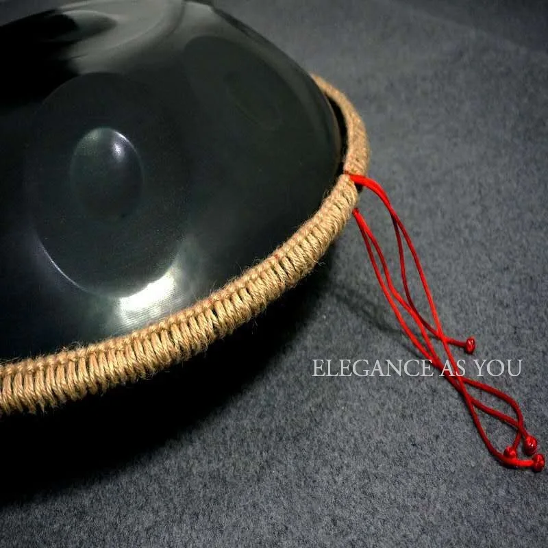 Handpan барабан ручной тканый чехол для троса джутовый HandPan универсальная защита плетеная веревка утолщенная резиновая HandPan барабанная полоса Нескользящая