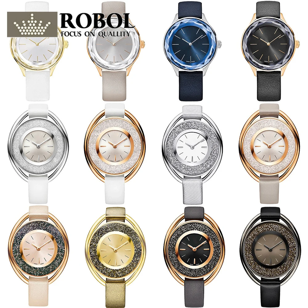 

ROBOL High Quality SWA Ladies ashion Swan Models Alloy Watches Lasting Wear Without Deformation Pictures Please Contact Seller