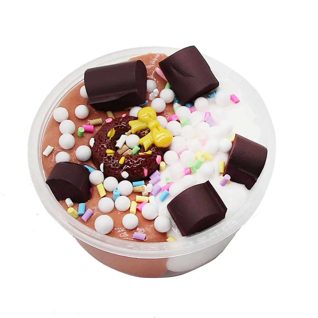 New Candy Donut Cotton Mud Decompression Puzzle Mud Toy 60ml Donut Cotton Mud Slim Butter Mud New slime Decompression Toy 2019 New Candy Donut Cotton Mud Decompression Puzzle Mud Toy 60ml Donut Cotton Mud Slim Butter Mud New slime Decompression Toy 2019