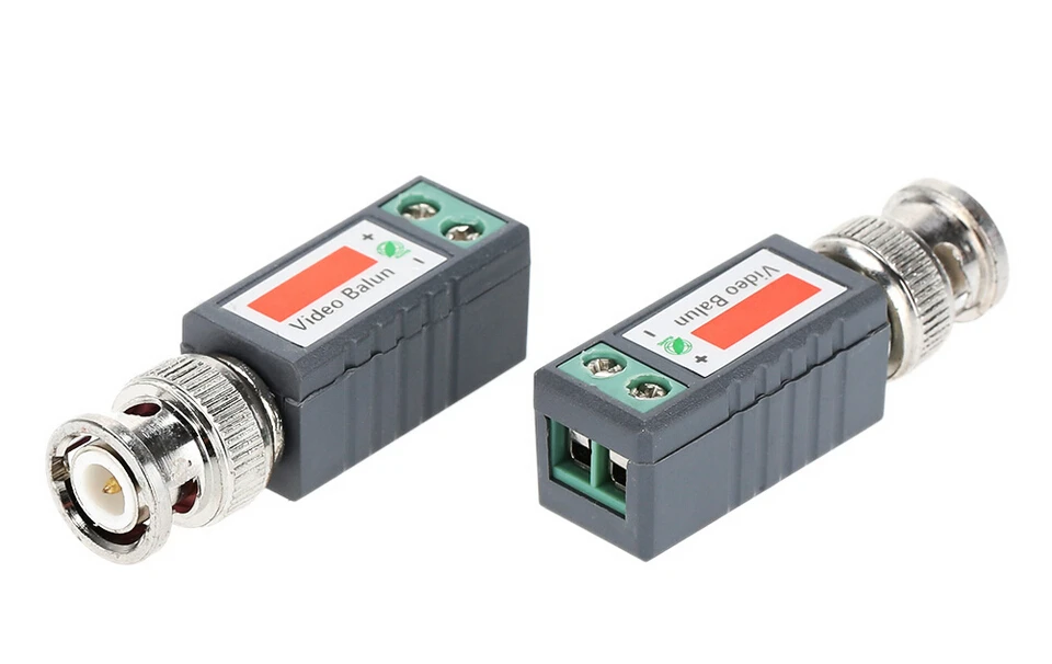 10Pairs 20Pieces CCTV Video Balun Passive Transceivers 2000ft Distance UTP Balun BNC Cable Cat5 CCTV UTP Video Balun
