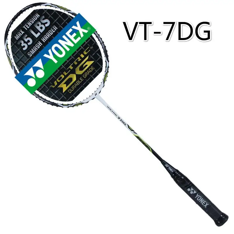 Подлинная профессиональная ракетка для бадминтона Yonex, высокое напряжение, VT, нано углеродное волокно, волтрическая ракетка для бадминтона с сумкой - Цвет: VT 1DG