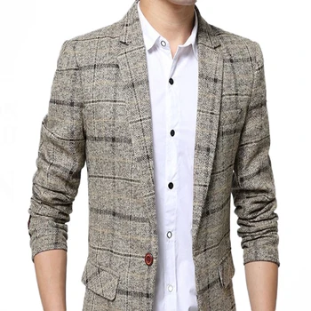 

Mens Fashion Multicolor Suit Coat Casual Jacket Slim Fit Notch Lapel Evening Prom Blazer Men Single Breasted Party Top
