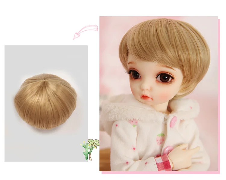 Парик для куклы BJD 1/6 6-7 дюймов высокотемпературный парик кудрявый WigsGirl длинные вьющиеся волосы BJD кукла парик для NAPI AI картофеля