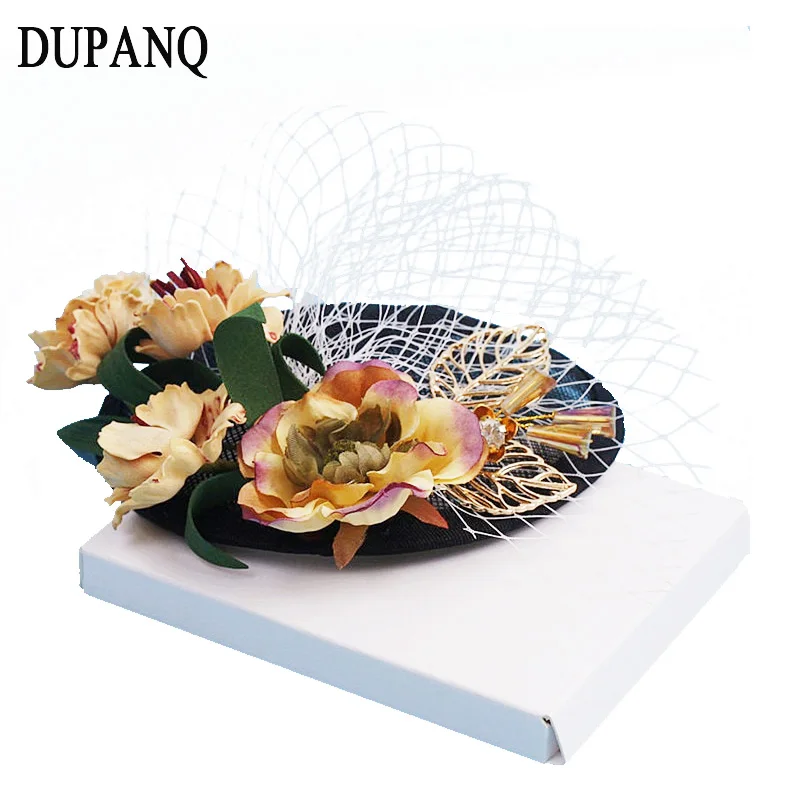 

Ladies Royal Fascinators Wedding Races Sinamay Cocktail Fascinator Linen Feather Hat Party Fedora Cap Chapeu Feminino