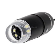 1600X USB цифровой микроскоп камера эндоскоп 8LED Лупа с металлической подставкой NOV09 и Прямая поставка