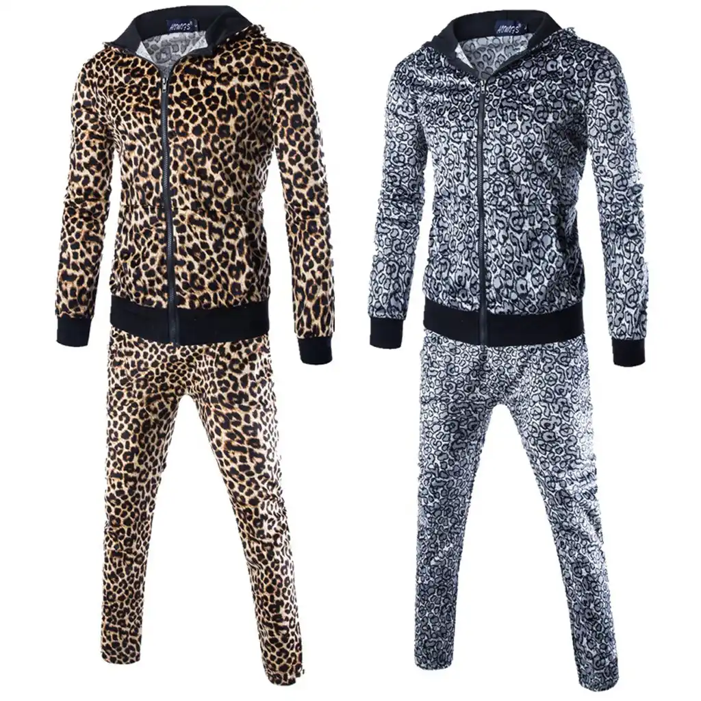 leopard tracksuit mens