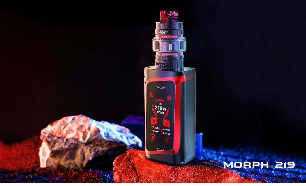 SMOK Morph комплект 219 Вт Morph Box MOD 6 мл TF бак 1,9 дюймов сенсорный экран электронные сигареты Vape с TF баком BF-Mesh катушка