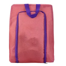 Портативный водонепроницаемый дорожный мешок для хранения обуви сетка нейлон полиэстер дорожный мешок Органайзер на ручке, с молнией на открытом воздухе