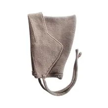 Steeple ведьмы вязаные зимние шапки для новорожденных девочек и мальчиков на шнуровке одноцветные детские шапки M2