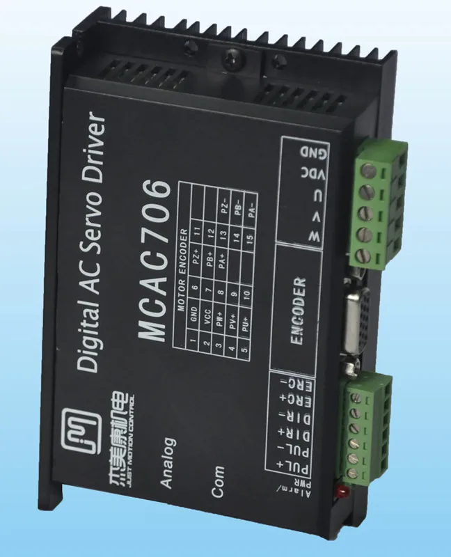 

30W-200W 24V-70VDC Full closed loop digital AC servo driver JMC MCAC706