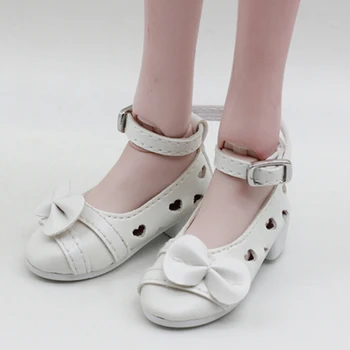 

Synthetic Leather Pu Shoes 1/3 1/4 Women's Girl for SD AOD DOD BJD MSD Black White Brown Shoes