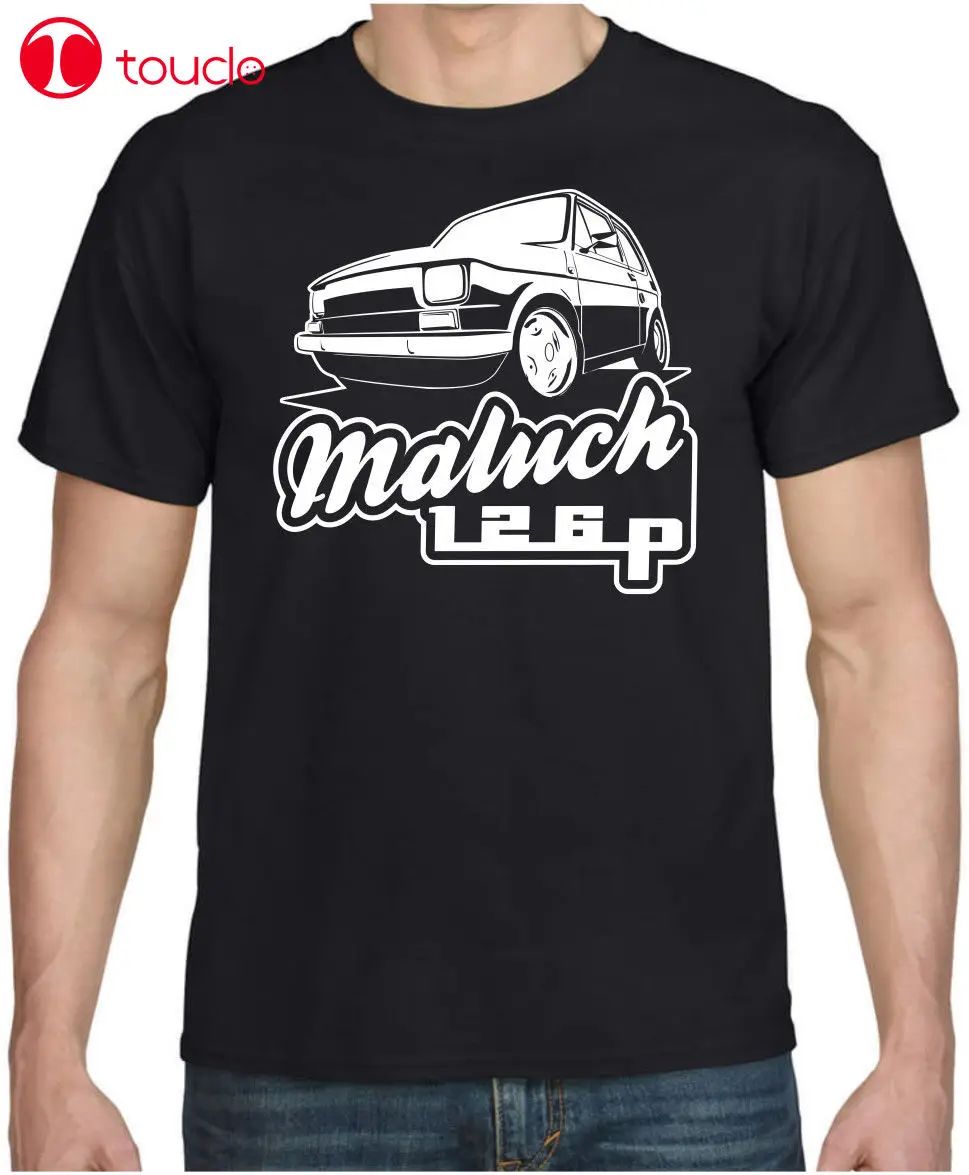 Maluch 126P Meska Koszulka Polka Super Koszulki Polski Футболка Топ Мода 3D буквы футболки