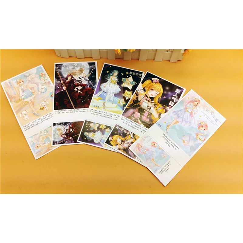 180 листов/лот чудо Никки аниме альбом фото открытки/поздравительная открытка/модный подарок
