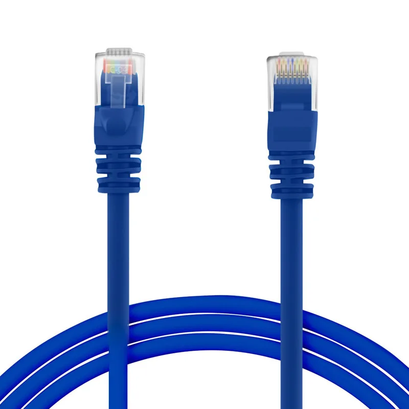 Высокое качество 1 2 м 4 фута синий кот 6 RJ45 8P8C 24AWG Ethernet сетевой патч LAN кабель с литой
