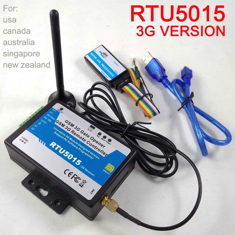 RTU5015 3g версия GSM ворот механизм управления дверями с SMS удаленный Управление сигнализации Бесплатная доставка Новая версия 2019 версия