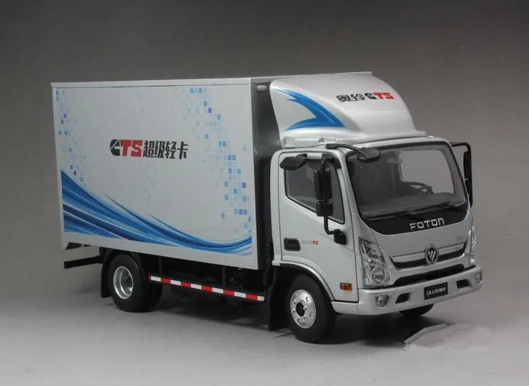 Коллекционная Игрушечная модель из сплава в подарок 1:24 Foton Ollin CTS грузовик фургон