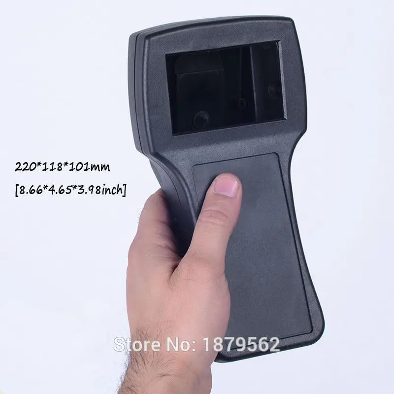 One pcs 220*118*101mm handheld plastic enclosure for electronic project diy PLC instrument shell with window abs junction box