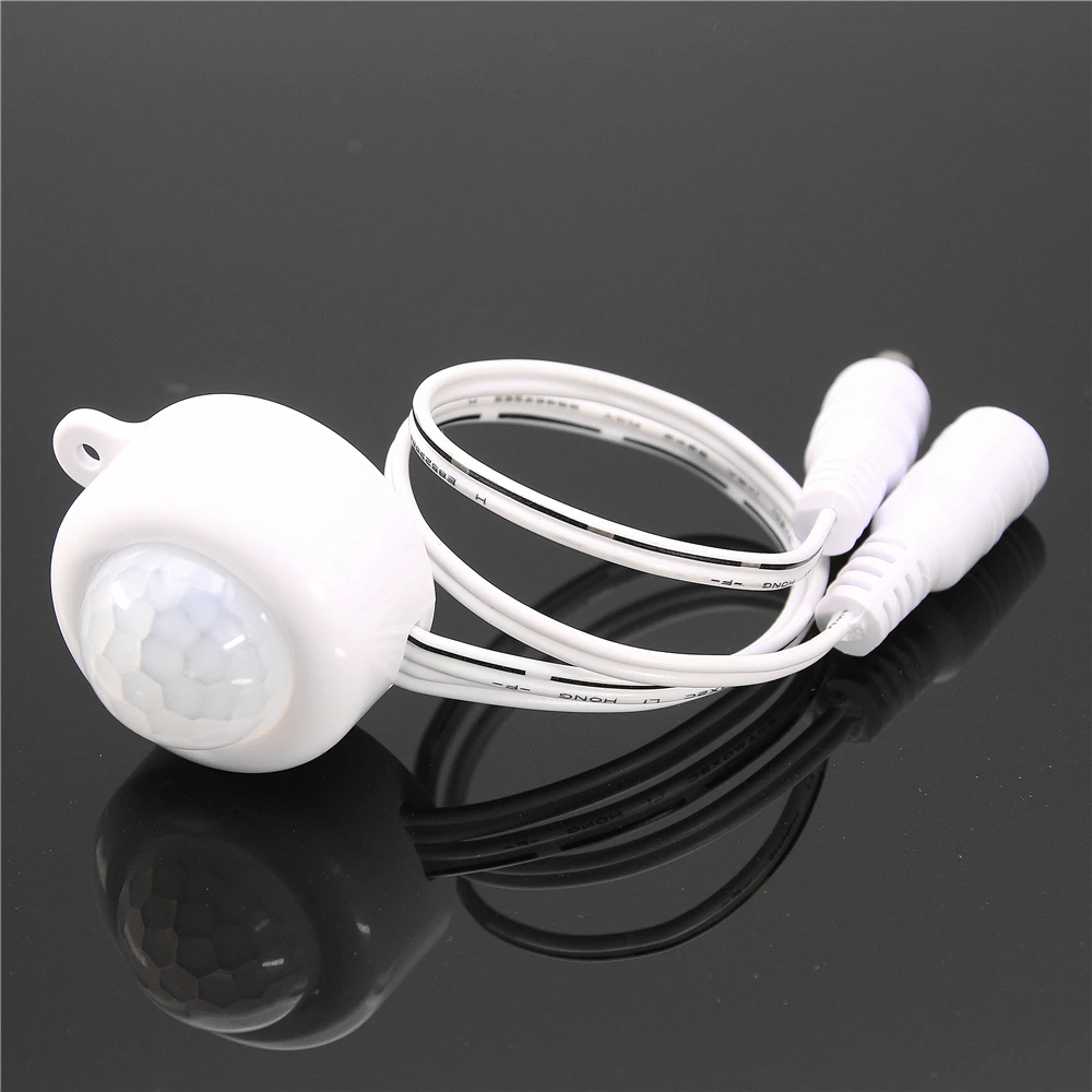 

Human Body Infrared PIR Motion Sensor Switch DC5V-24V 5A With DC Plug For LED Strip