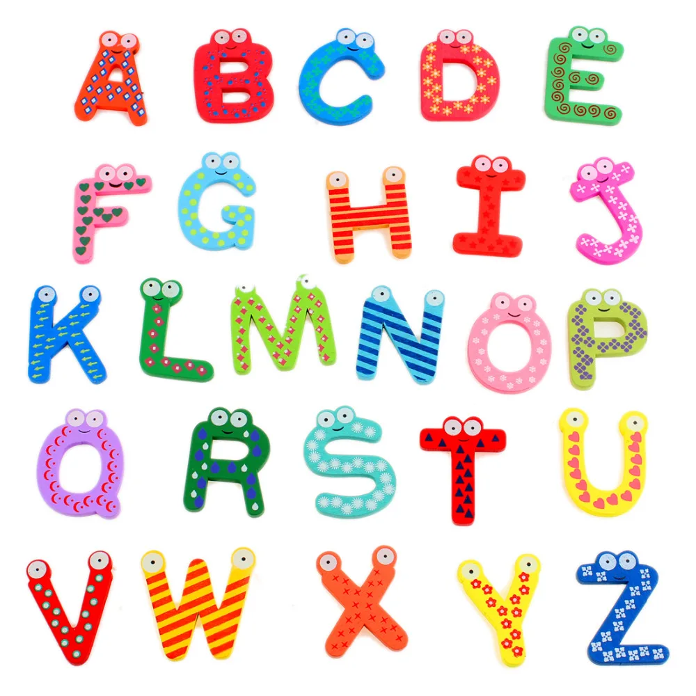 Worksheet Alphabets Letters online buy wholesale magnetic alphabet letters from china kids 26 a z wooden fridge magnet imanes de nevera refrigerator magnets sticker