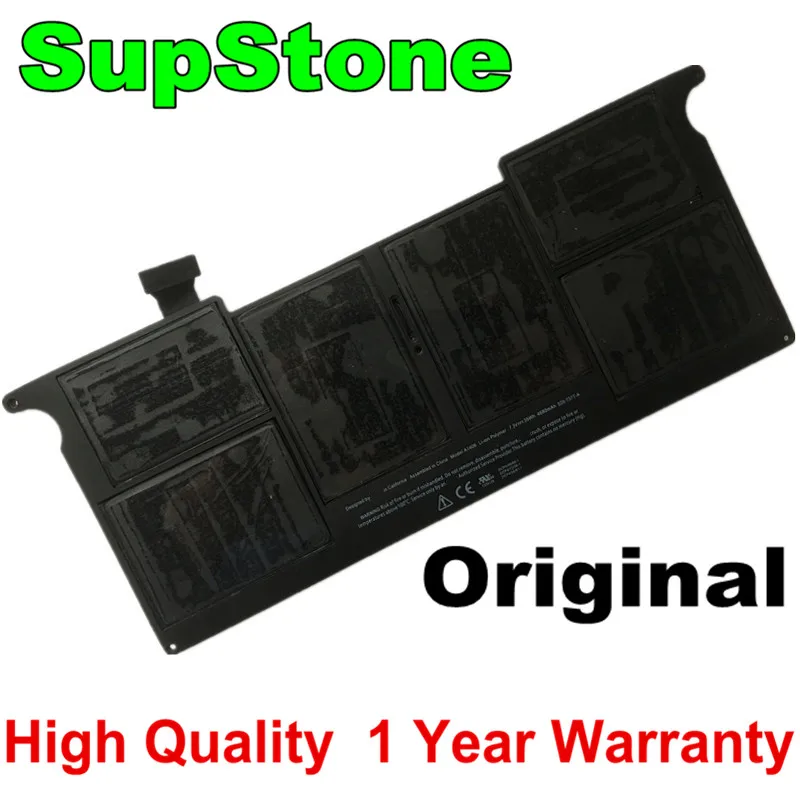 

SupStone Genuine OEM A1406 A1495 Battery For APPLE Macbook Air 11" inch A1465 Mid 2012 2013 Early 2014 A1370 Mid 2011 MC968LL/A