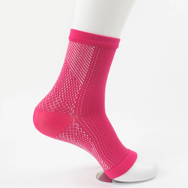 Спорт Safty ног Ангел компрессионные, предотвращают усталость ноги рукав лодыжки Поддержка для бега и велопрогулок Баскетбол Спорт лодыжки Brace носок
