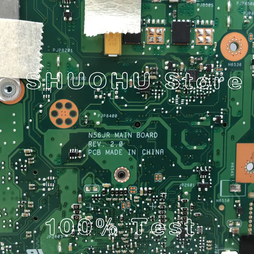KEFU For ASUS N56JR G56JR G56JK G56J N56J I7-4700HQ CPU GTX760M laptop motherboard tested 100% work original mainboard KEFU For ASUS N56JR G56JR G56JK G56J N56J I7-4700HQ CPU GTX760M laptop motherboard tested 100% work original mainboard