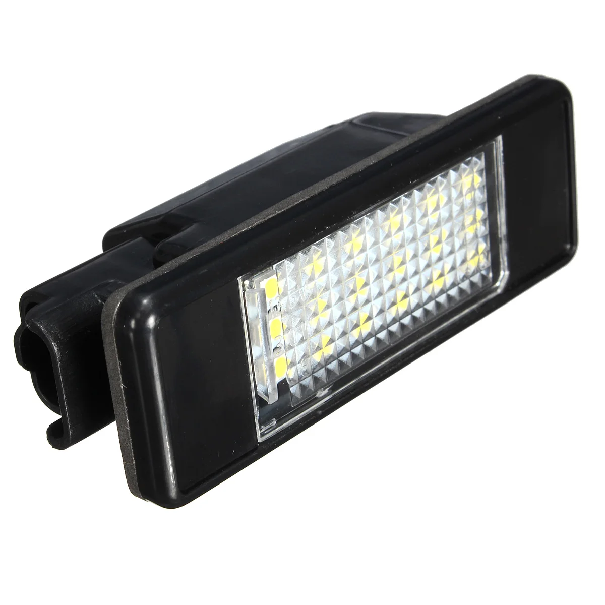  LEDFEWAG 2 Pièces LED Éclairage plaque immatriculation auto  Compatibile pour Citroen C3 C4 C5 C6 Peugeot 407 406 306 307 308