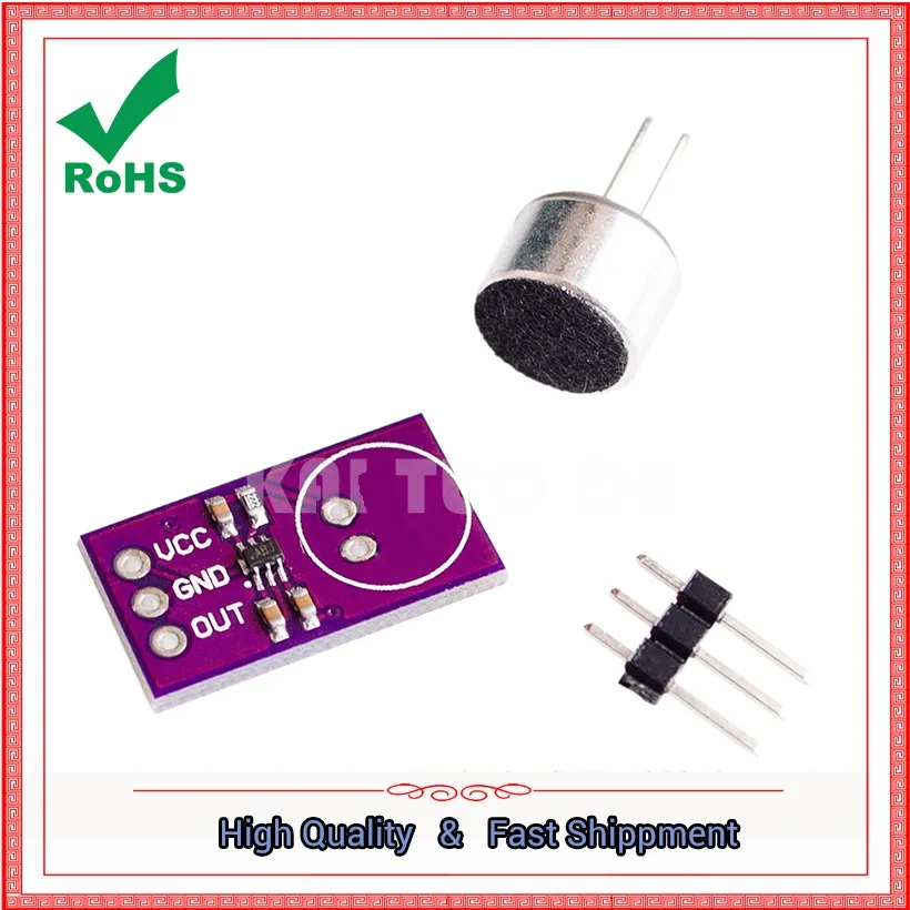 Модуль датчика усилителя микрофона 9812 MAX9812L|amplifier module|microphone modulemodule board |