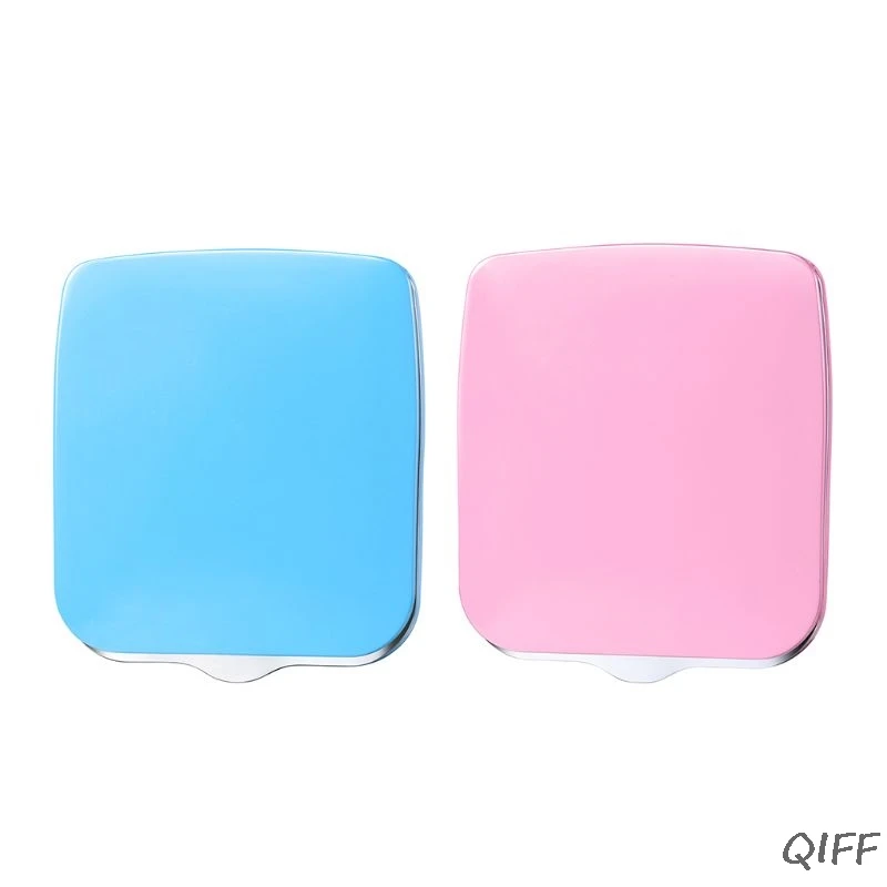

LED Mini Makeup Mirror 2X Magnify Hand Held Fold Small Portable Micro USB Connect Cable Built-in Battery Chargeable