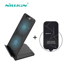 Nillkin 10 Вт Qi Быстрое беспроводное зарядное устройство Подставка быстрое зарядное устройство док-станция портативный+ приемник для iPhone для samsung для huawei для xiaomi