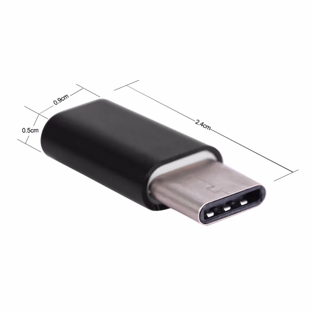 شحن مجاني + 100 قطع نوع usb-c إلى مايكرو usb أنثى محول محول usb2.0 نقل البيانات شاحن
