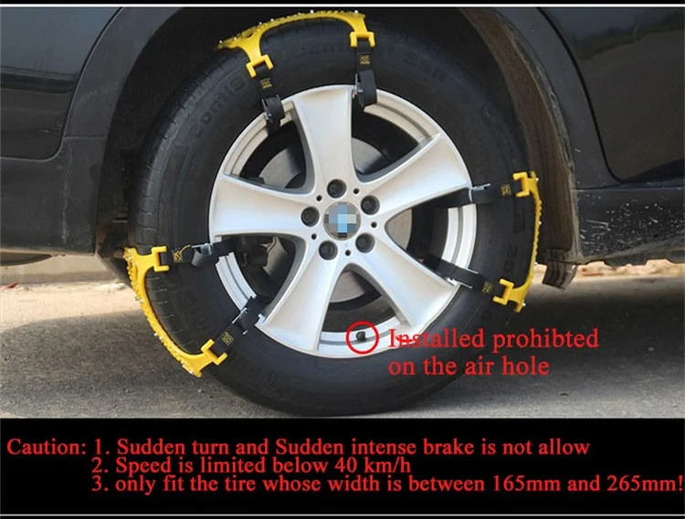3 шт./компл. автомобиль грузовик снег Ics покрышки противоскользящие цепи Slip утолщенной сухожилия