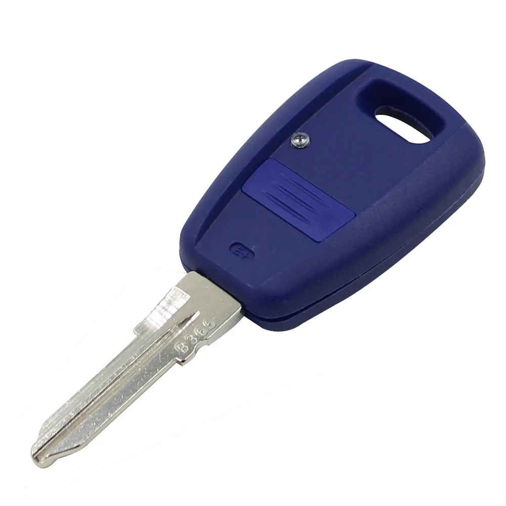 

Replacement Customer Car Keys 1 Button Blade Remote Key Case For Fiat Stilo Punto Seicento Fob Blue Blank Car Cover Shell