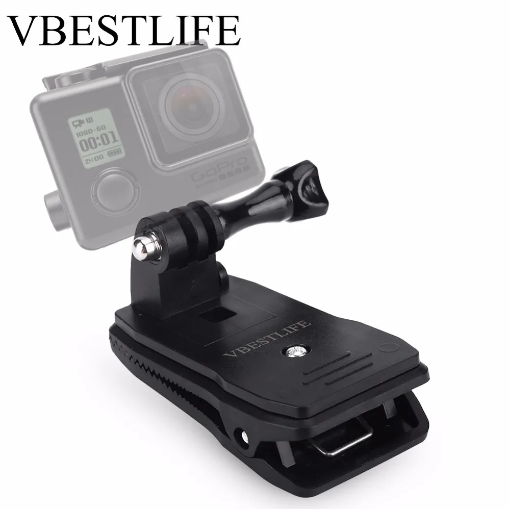 VBESTLIFE 360 Degree Swivel Rotatable Quick Release Backpack Clip Clamp