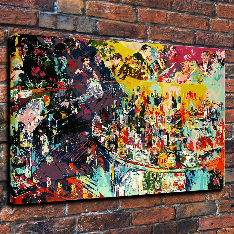 LeRoy Neiman HD Печать современная абстрактная картина маслом на холсте стену для