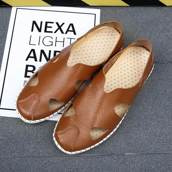 

2020 Summer New Trendy Men's Shoes Comfortable And Breathable Dual-use Shoes Casual Shoes Sandals Hollow Breathable Upper