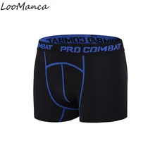 Новинка, мужские спортивные эластичные сексуальные колготки, шорты, компрессионное дышащее быстросохнущее нижнее белье, шорты для бега