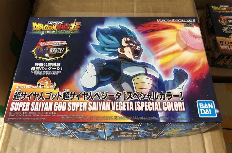 Подлинная BANDAI духи фигура-подъем стандартная сборка Dragon Ball Broly Goku Vegeta Gotanks Freza Buu пластиковая фигурка