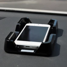 Автомобильный Противоскользящий коврик для монет, коробка для хранения сигарет, держатель для мобильного телефона