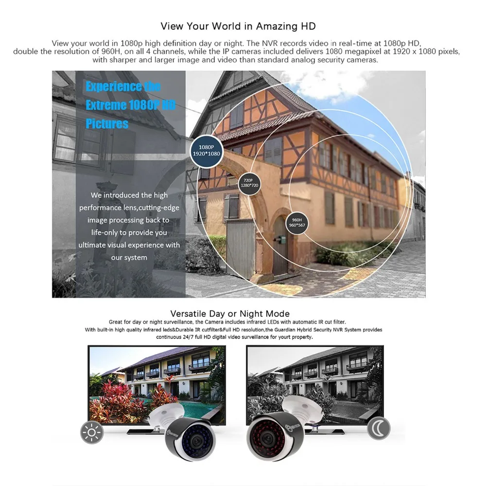 Eyessys 16CH CCTV чистая NVR домашняя система безопасности 16 шт. 1080 P HD PoE камера ночного