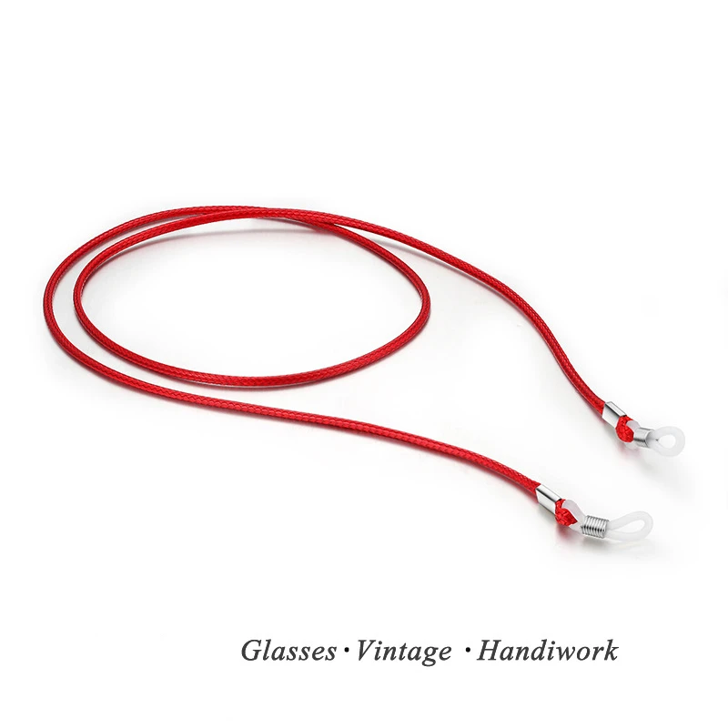 New Leather Eyeglass Cord Adjustable End Glasses Holder colorful Leather Glasses neck strap