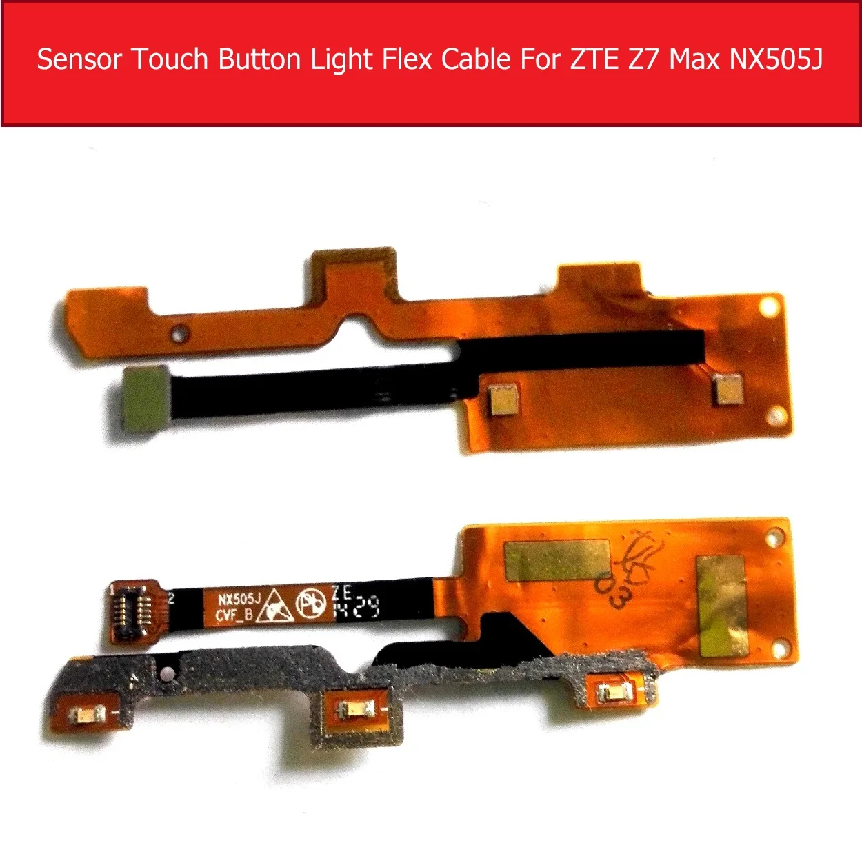 

Sensor Touch Button Light Lighting Flex Cable For ZTE Nubia Z7 Max NX505J Sensor Touch Home Button Flex Ribbon Repair Parts