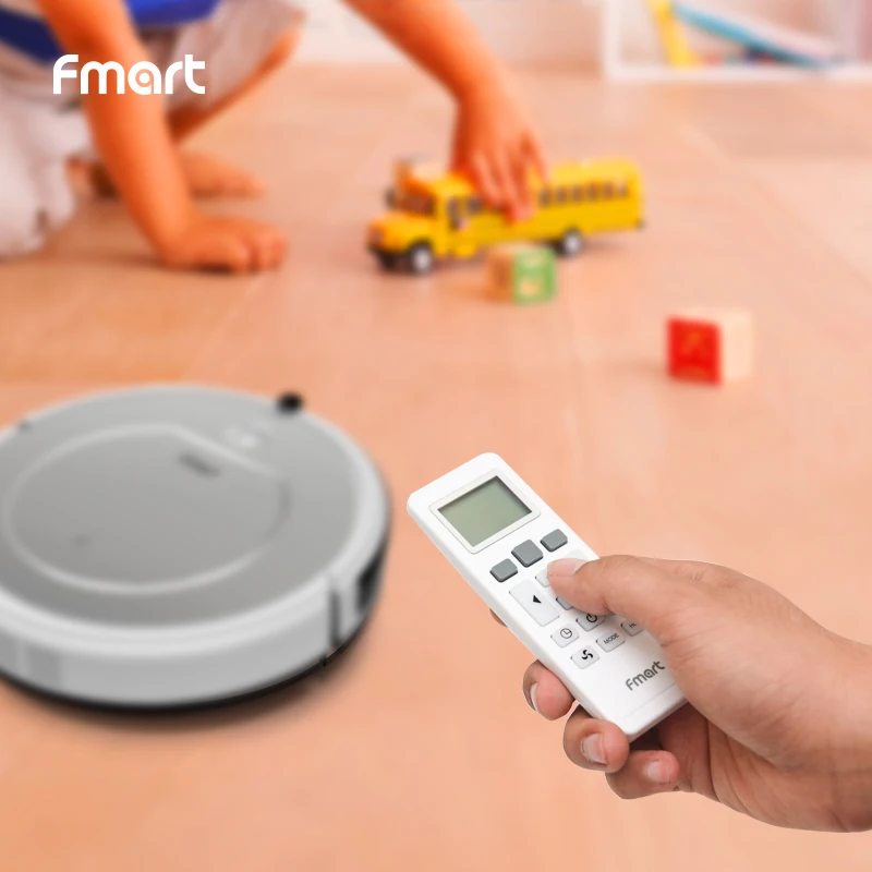 Fmart Robot Vacuum Cleaner ZJ-T1 Dry Cleaning for Pet Hair Smart Zigzag Cleaning with 800pa Suction Auto Recharge Robot Vacuum