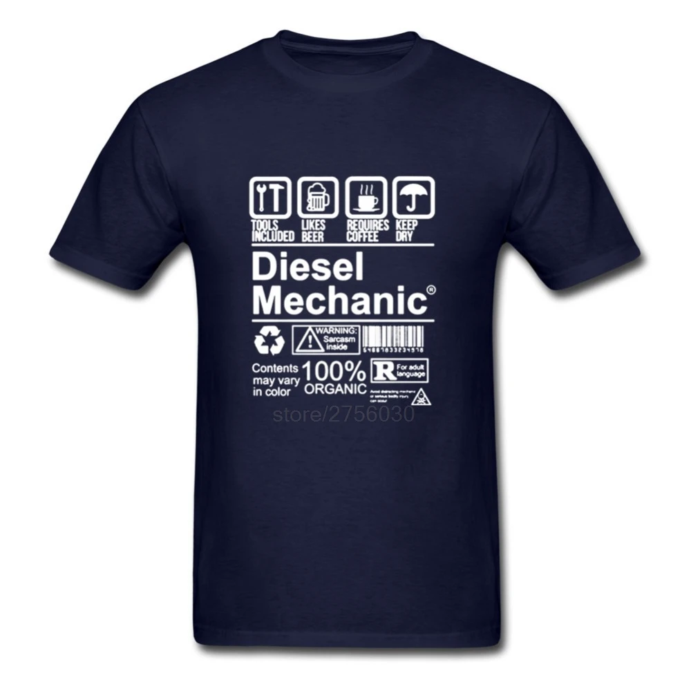 Mechanic Mens Tshirt 2017 font b Tee b font Shirts funny fasion adi brand Vance jr