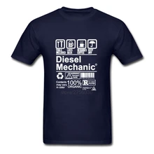 Mechanic Mens Tshirt 2017 font b Tee b font Shirts funny fasion adi brand Vance jr
