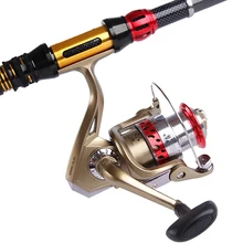 W.p.e DFB 2000/3000/4000/5000/6000 серии Катушка для спиннинга с 5,1: 1 высокая Скорость 6 шариковый подшипник Системы Рыболовная катушка