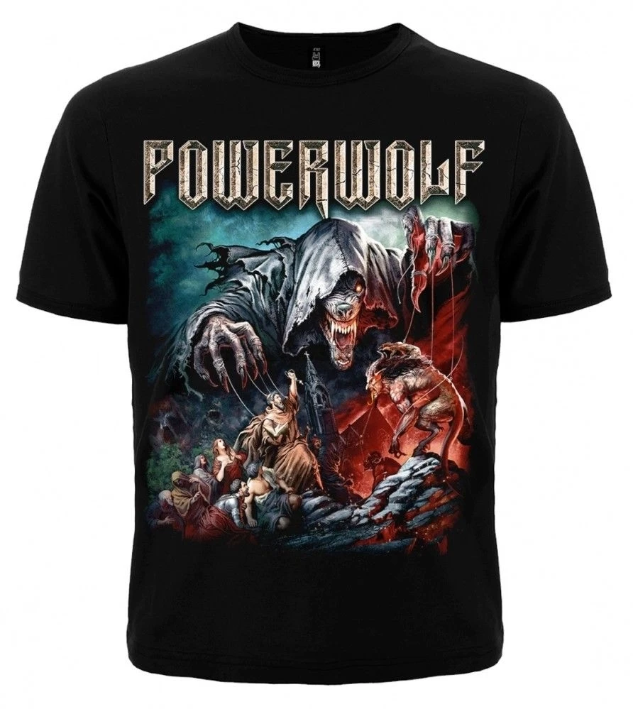 

T-shirt POWERWOLF THE SACRAMENT OF SIN. New.Different Size. A Metal Nation Band 2019 New Men T Shirt Top Tee Plus Size
