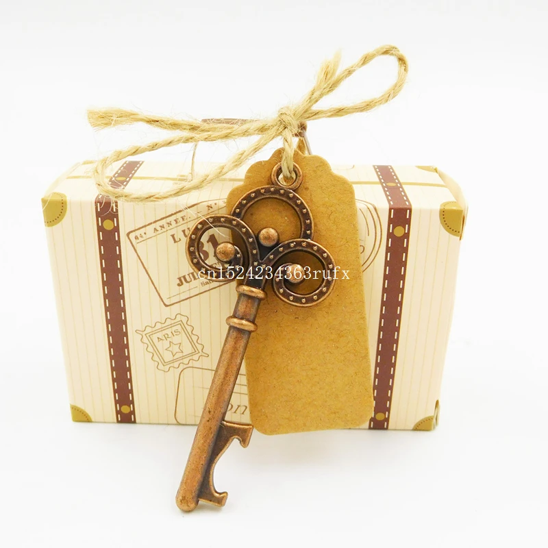 100pcs Gift Box with Key Bottle Openers Souvenirs Wedding Favors and Gifts Candy Party DIY Decoration Accessories | Дом и сад