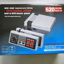 4 стиля 620 игр AV/PAL/NTSC Мини-Консоль видео ТВ Портативный игровой плеер Видео игровая консоль к ТВ со встроенными 620 играми r20